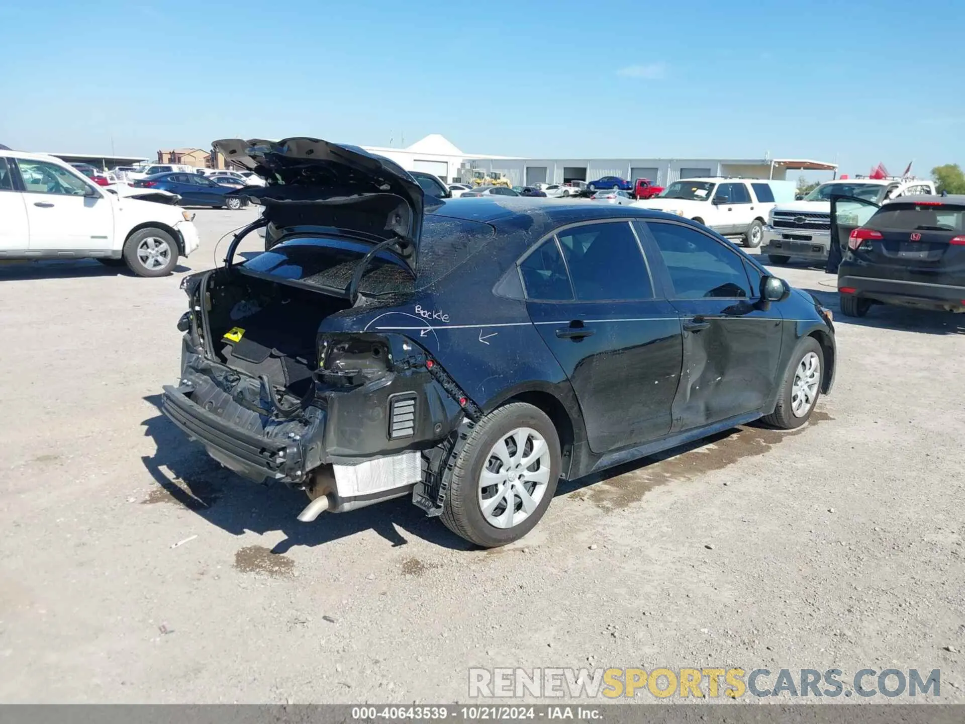 4 fotografías del automóvil dañado 5YFB4MDE2RP178344 TOYOTA COROLLA 2024