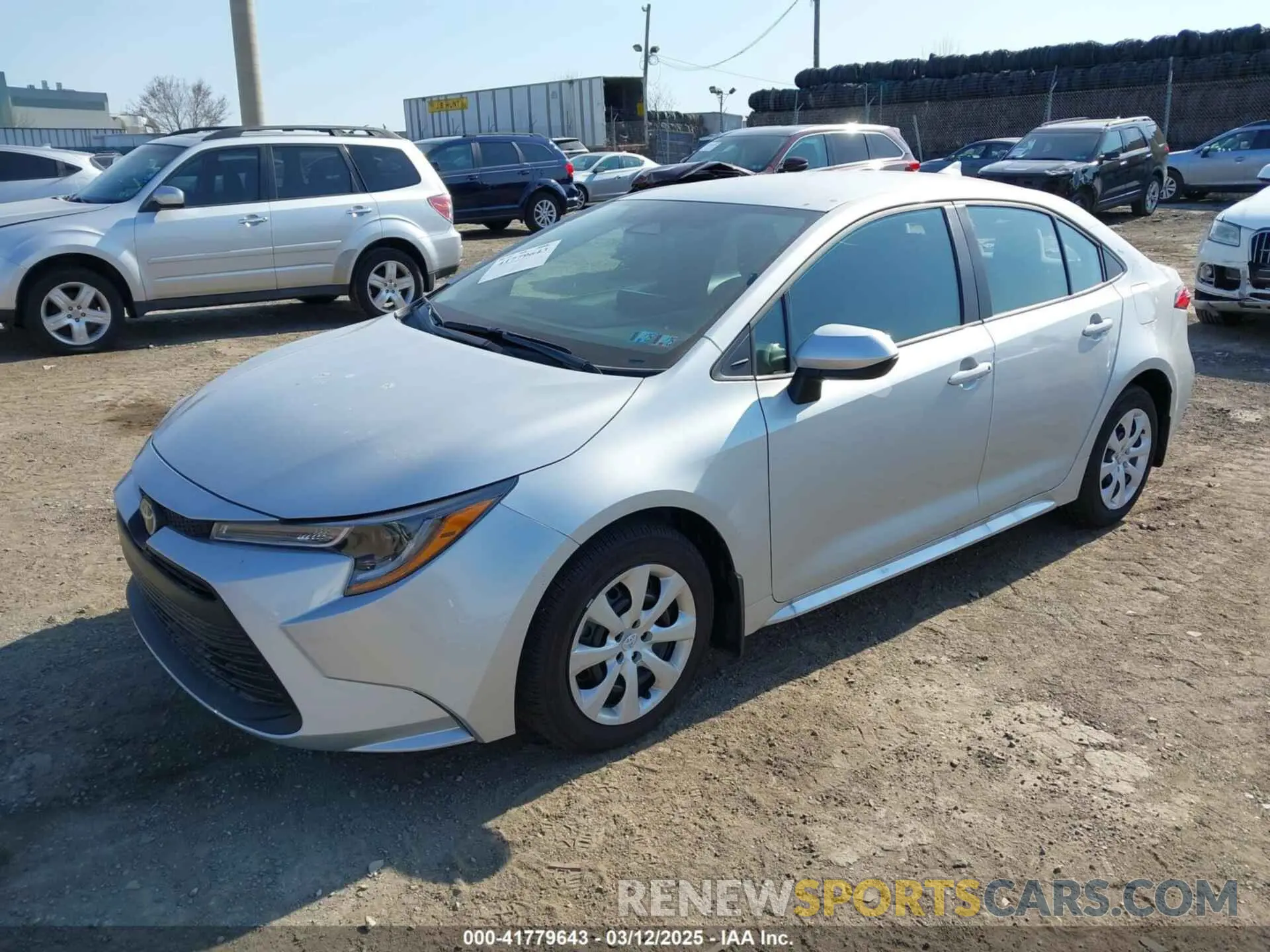 2 fotografías del automóvil dañado 5YFB4MDE2RP190171 TOYOTA COROLLA 2024