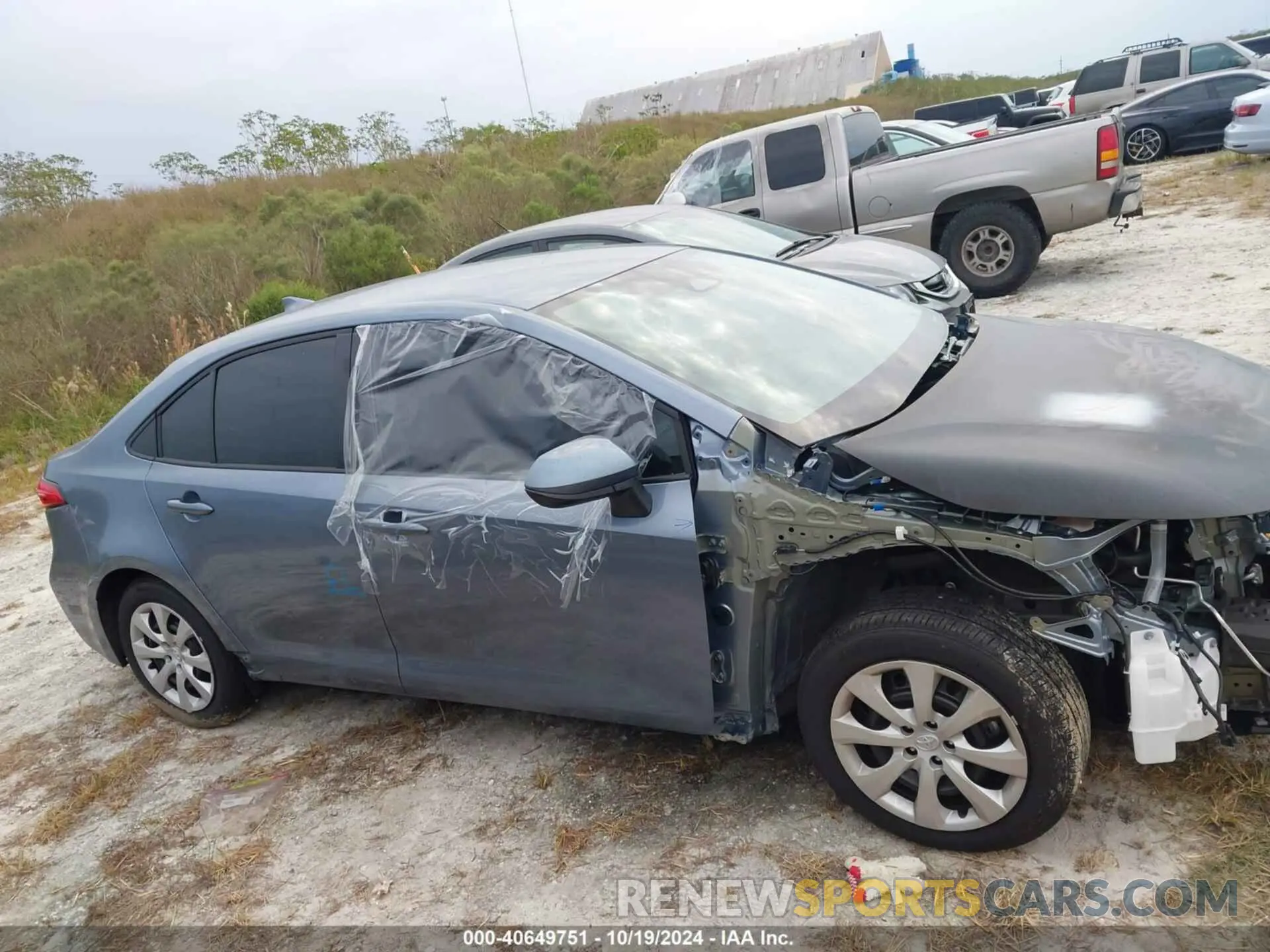 13 fotografías del automóvil dañado 5YFB4MDE2RP193569 TOYOTA COROLLA 2024