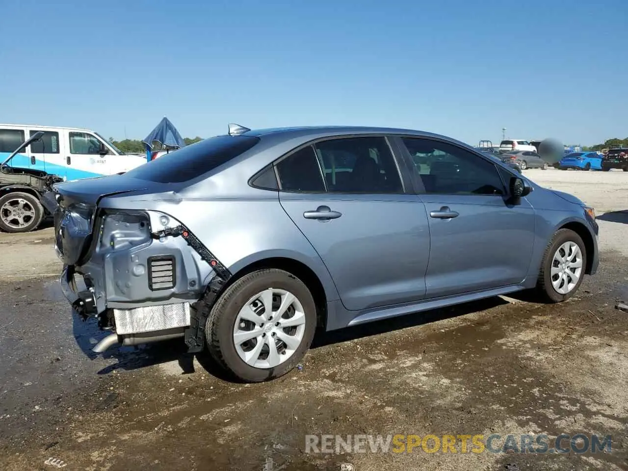 3 fotografías del automóvil dañado 5YFB4MDE2RP202397 TOYOTA COROLLA 2024