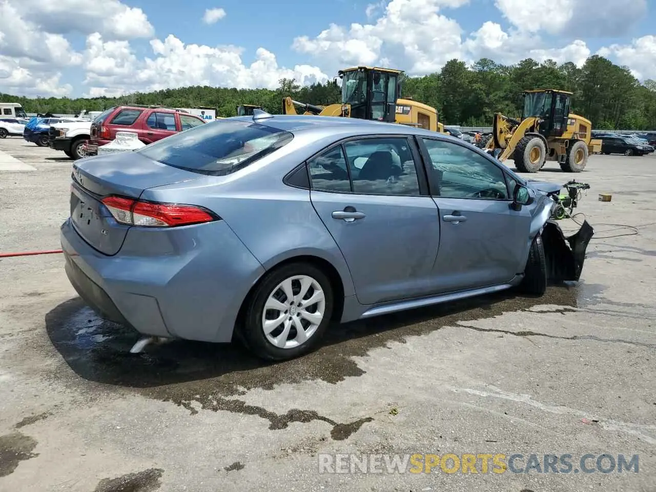3 fotografías del automóvil dañado 5YFB4MDE2RP205140 TOYOTA COROLLA 2024
