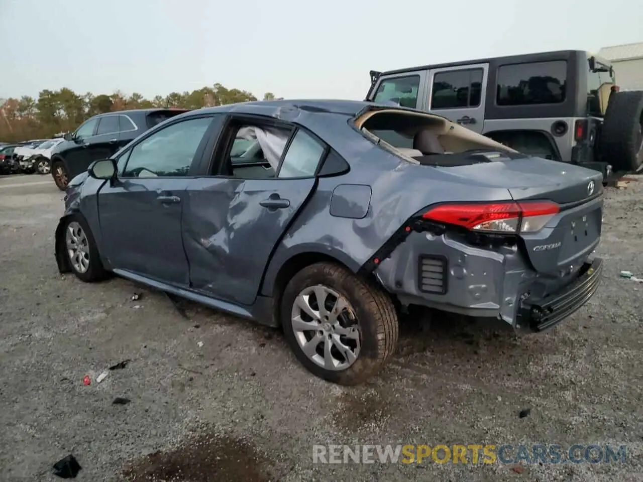 2 fotografías del automóvil dañado 5YFB4MDE3RP087745 TOYOTA COROLLA 2024