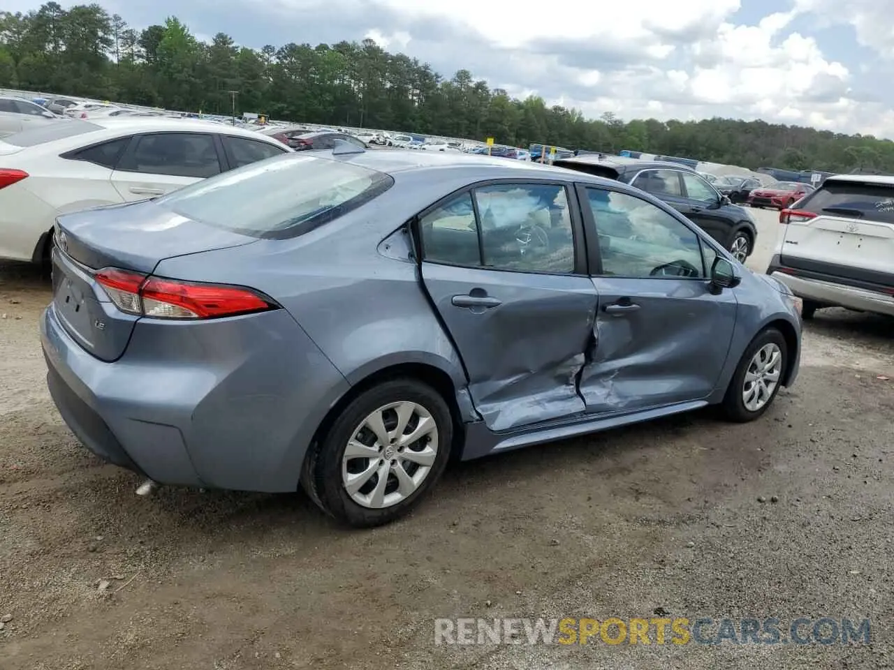 3 fotografías del automóvil dañado 5YFB4MDE3RP088765 TOYOTA COROLLA 2024