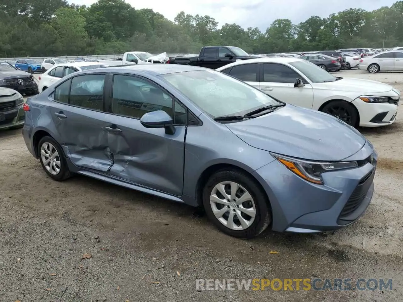 4 fotografías del automóvil dañado 5YFB4MDE3RP088765 TOYOTA COROLLA 2024