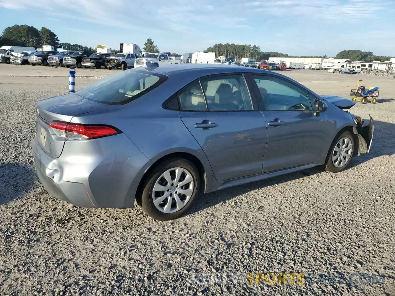 3 fotografías del automóvil dañado 5YFB4MDE3RP099443 TOYOTA COROLLA 2024