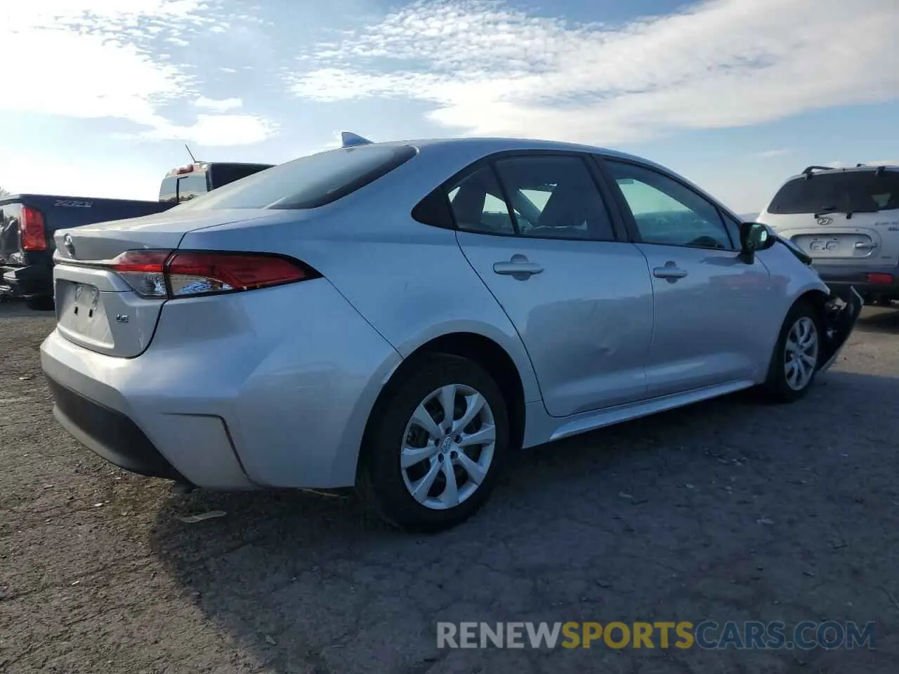 3 fotografías del automóvil dañado 5YFB4MDE3RP106410 TOYOTA COROLLA 2024