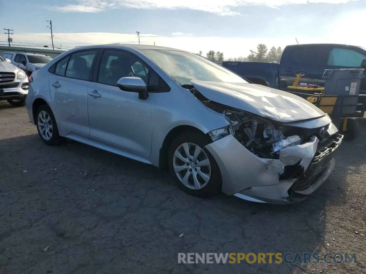 4 fotografías del automóvil dañado 5YFB4MDE3RP106410 TOYOTA COROLLA 2024