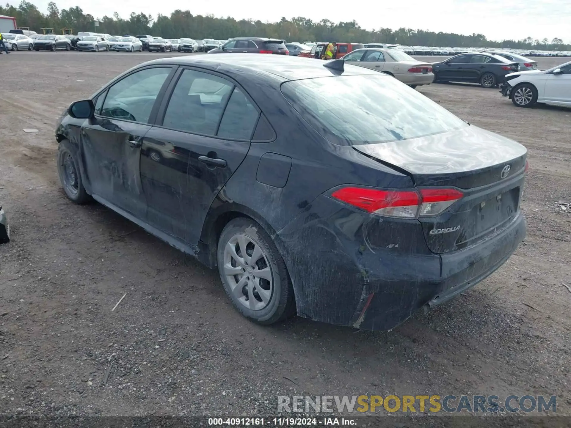 3 fotografías del automóvil dañado 5YFB4MDE3RP106987 TOYOTA COROLLA 2024