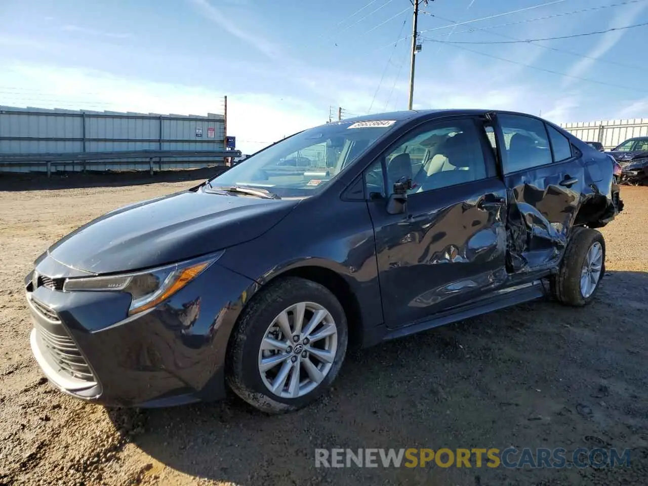 1 fotografías del automóvil dañado 5YFB4MDE3RP107198 TOYOTA COROLLA 2024