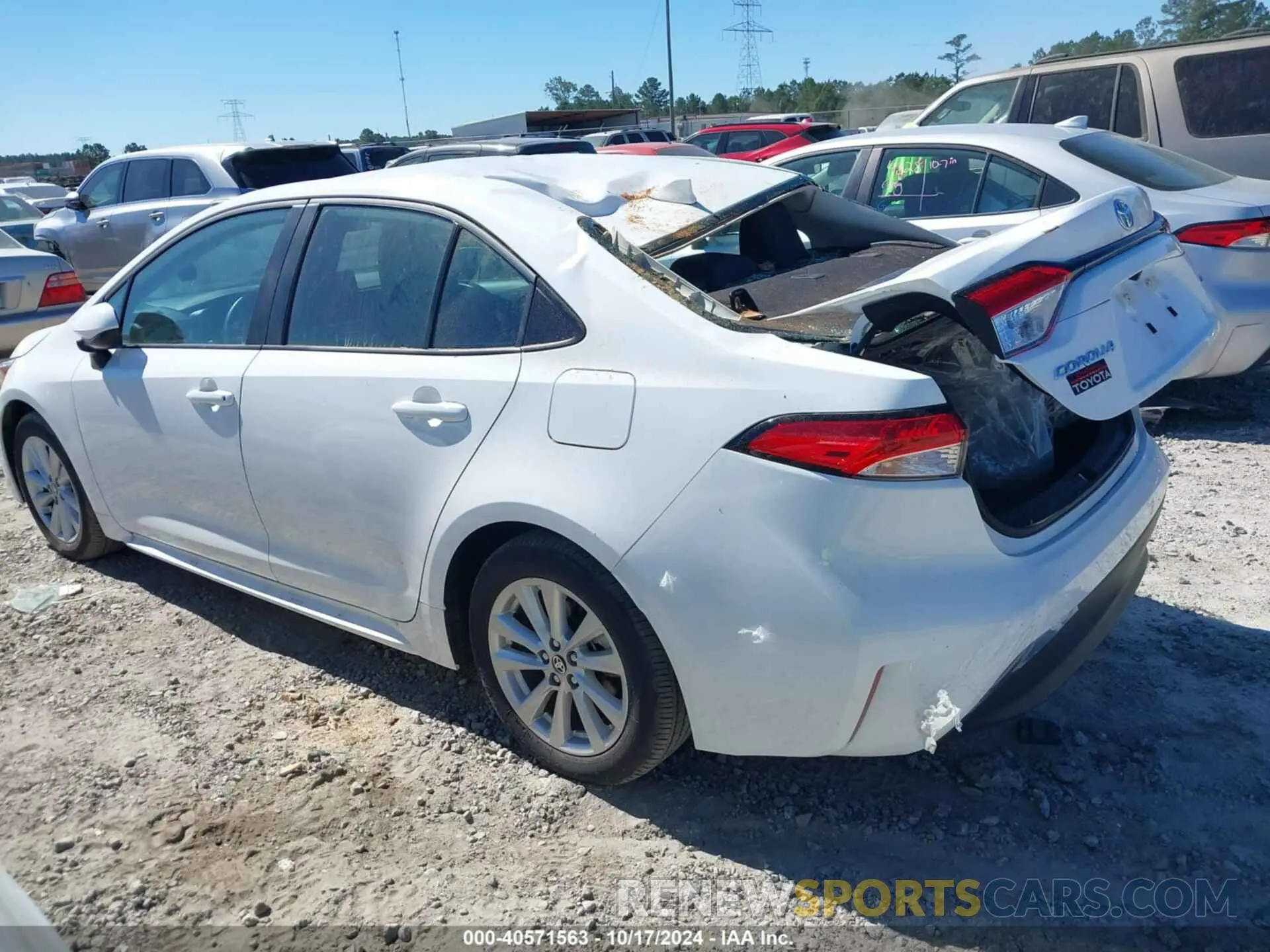 3 fotografías del automóvil dañado 5YFB4MDE3RP114586 TOYOTA COROLLA 2024