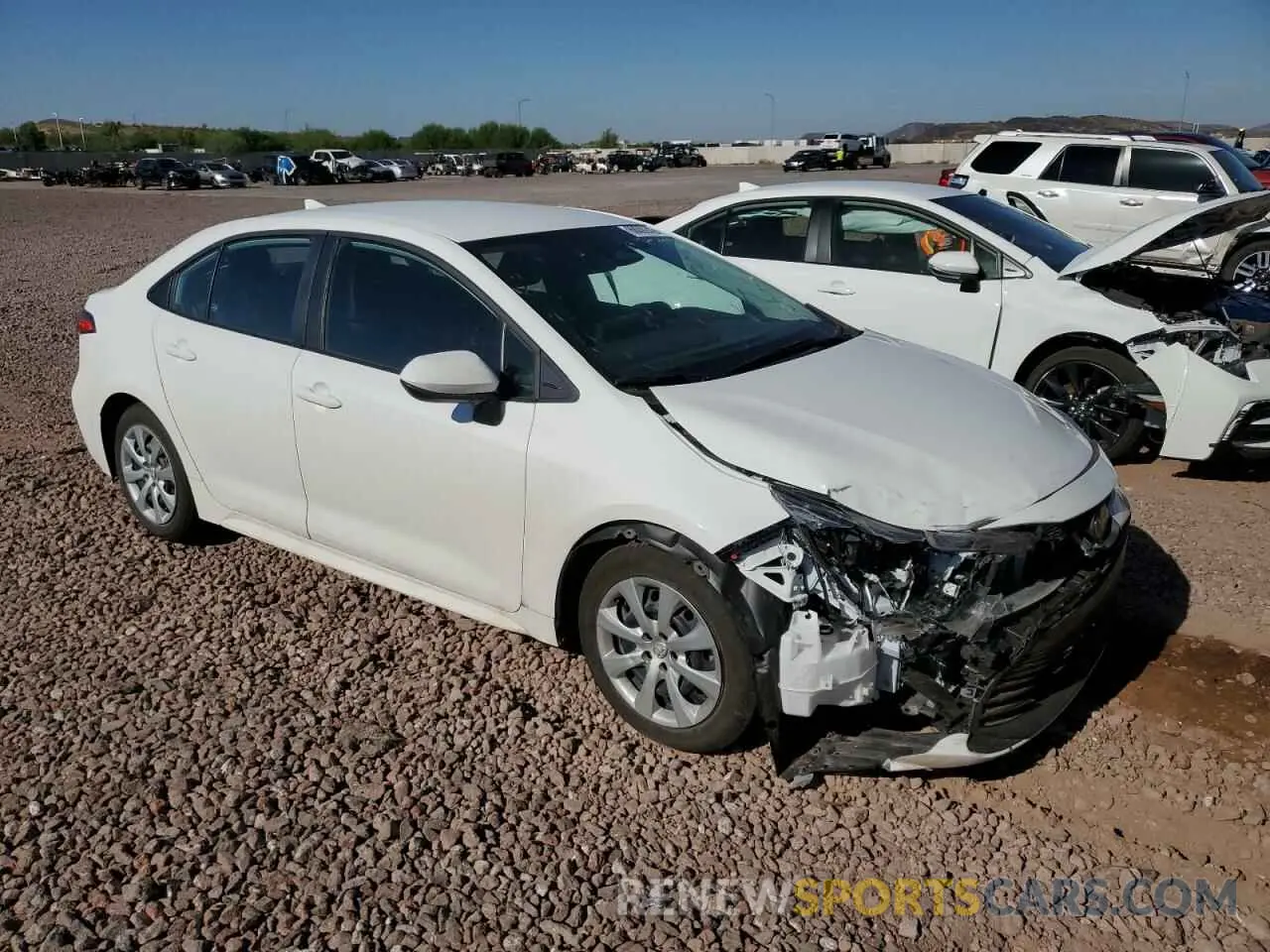 4 fotografías del automóvil dañado 5YFB4MDE3RP115947 TOYOTA COROLLA 2024