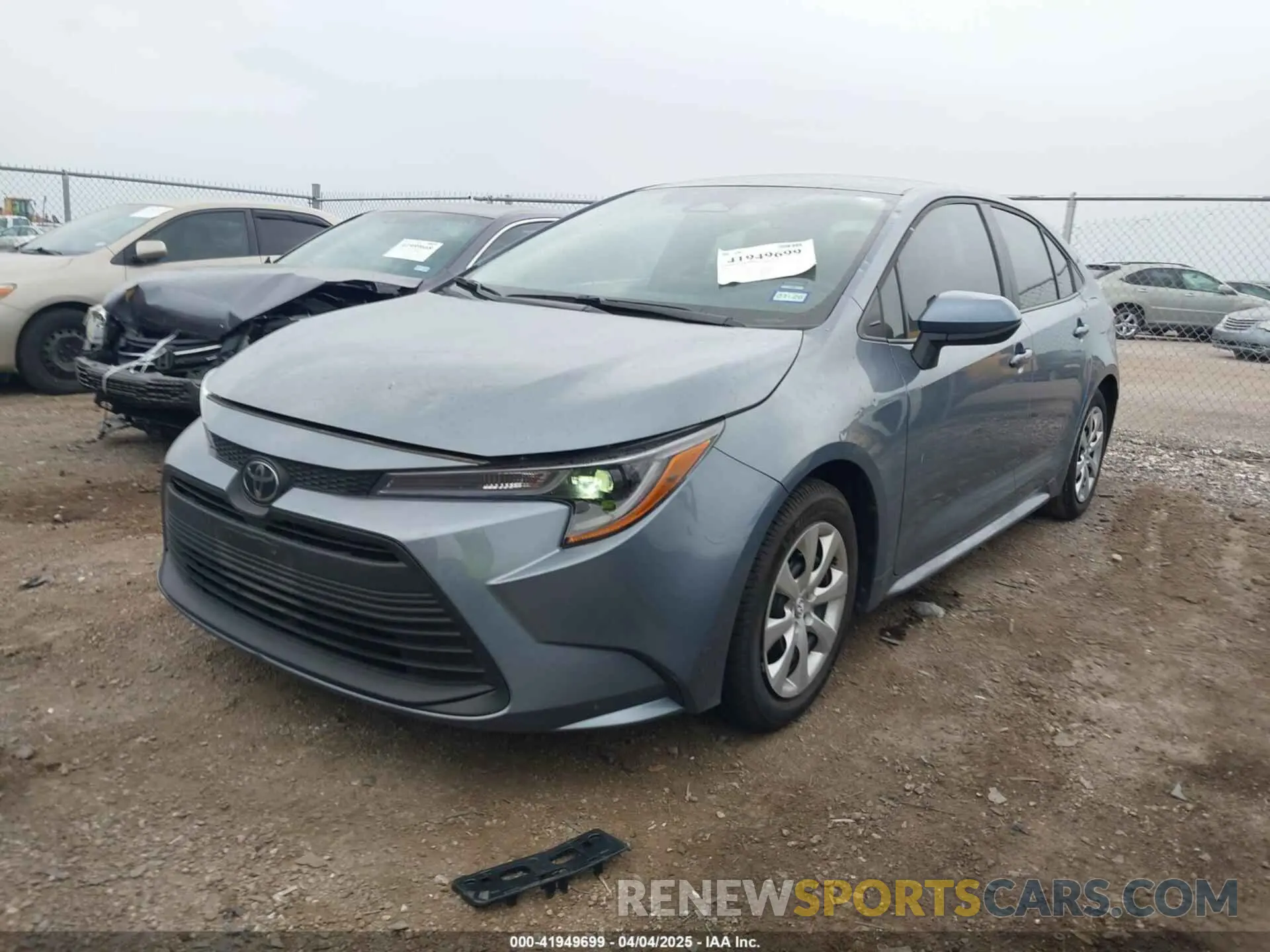 2 fotografías del automóvil dañado 5YFB4MDE3RP128519 TOYOTA COROLLA 2024