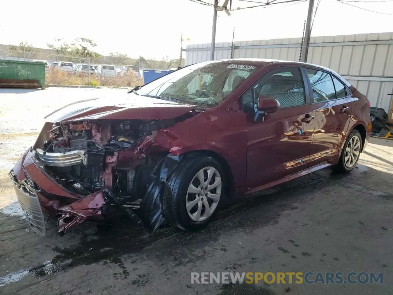 1 fotografías del automóvil dañado 5YFB4MDE3RP151718 TOYOTA COROLLA 2024