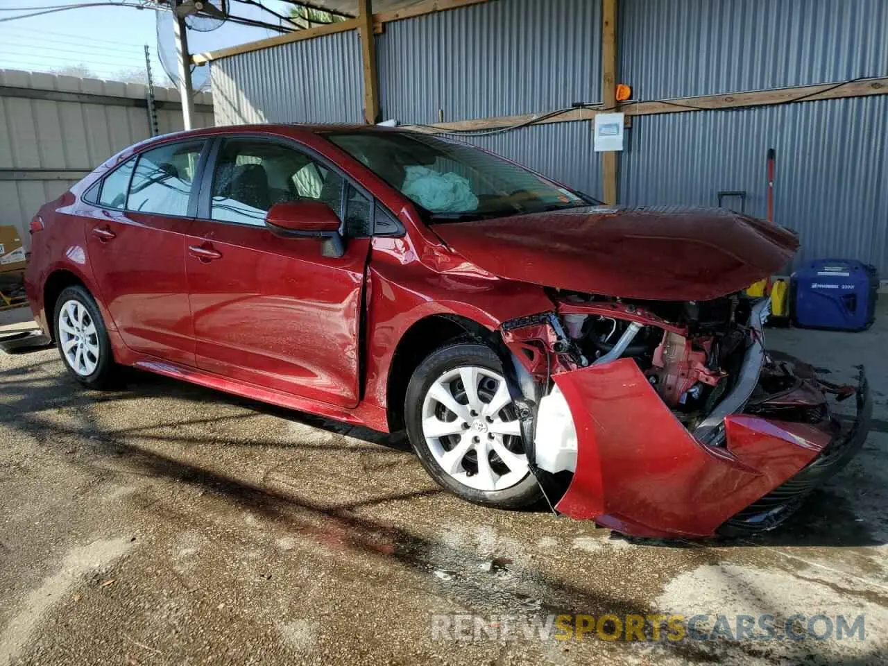 4 fotografías del automóvil dañado 5YFB4MDE3RP151718 TOYOTA COROLLA 2024