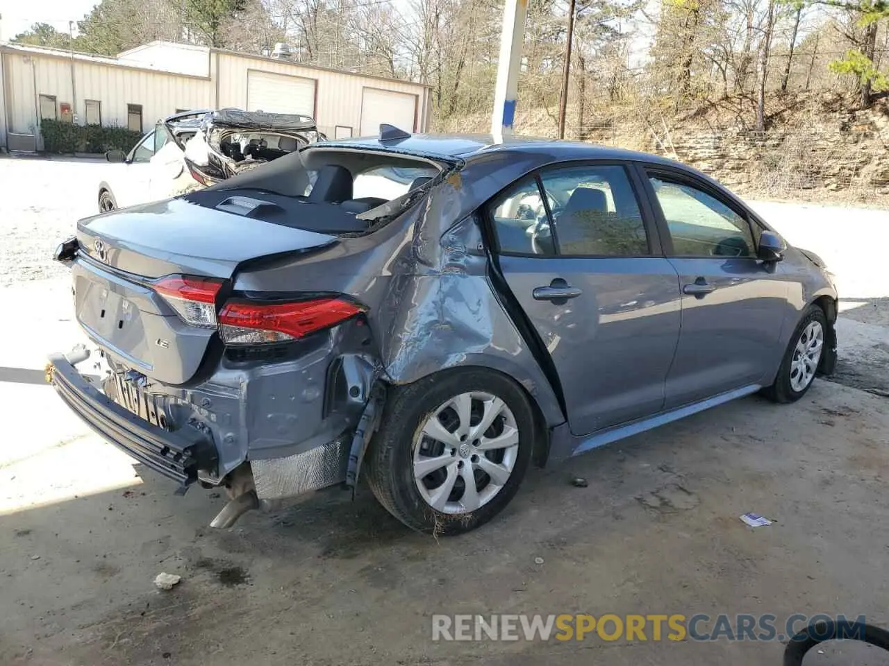 3 fotografías del automóvil dañado 5YFB4MDE3RP176814 TOYOTA COROLLA 2024