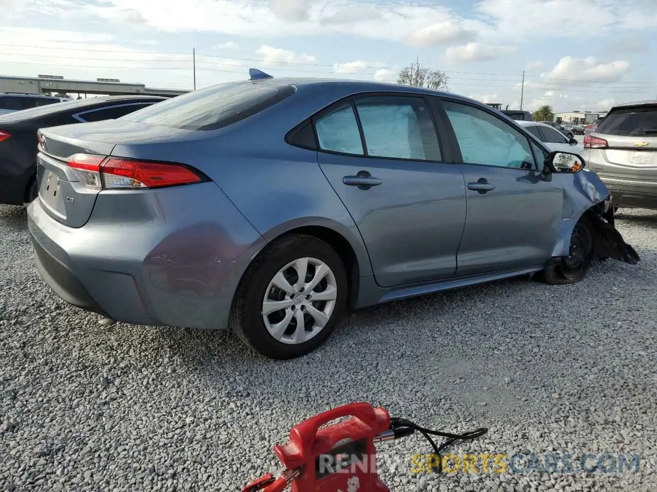 3 fotografías del automóvil dañado 5YFB4MDE3RP185996 TOYOTA COROLLA 2024