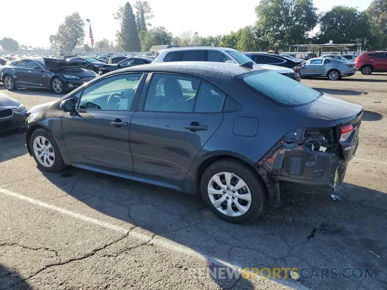 2 fotografías del automóvil dañado 5YFB4MDE3RP199526 TOYOTA COROLLA 2024