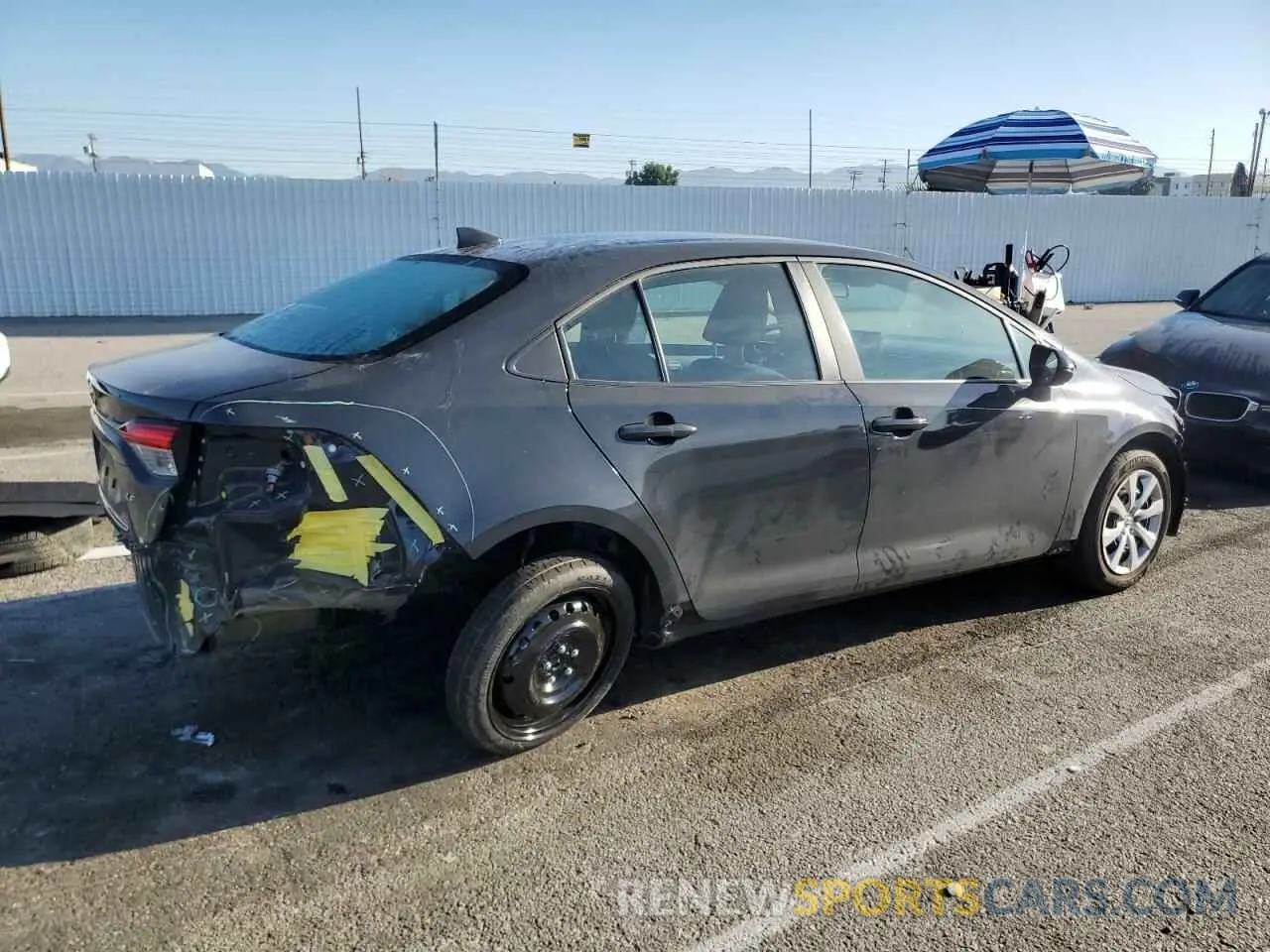 3 fotografías del automóvil dañado 5YFB4MDE3RP199526 TOYOTA COROLLA 2024