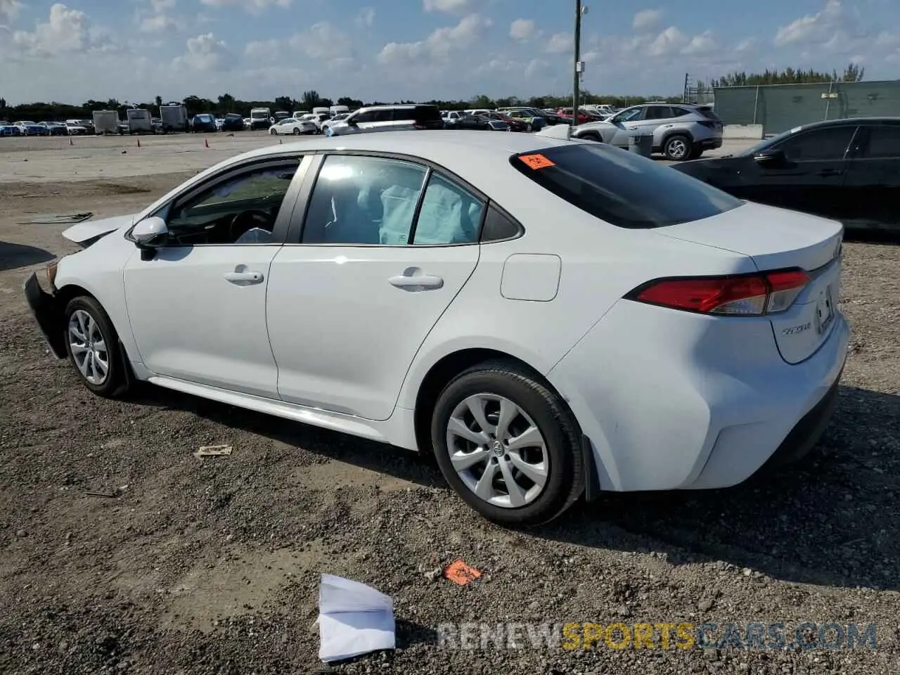 2 fotografías del automóvil dañado 5YFB4MDE3RP224389 TOYOTA COROLLA 2024