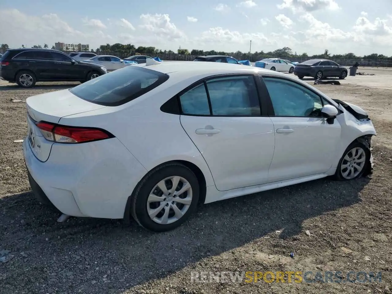 3 fotografías del automóvil dañado 5YFB4MDE3RP224389 TOYOTA COROLLA 2024