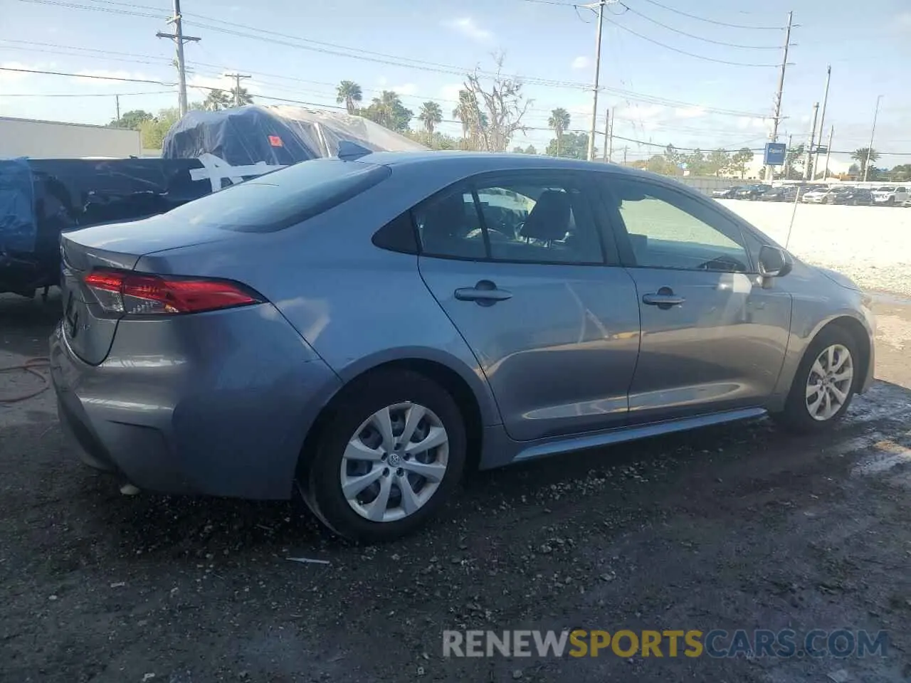 3 fotografías del automóvil dañado 5YFB4MDE4RP087754 TOYOTA COROLLA 2024