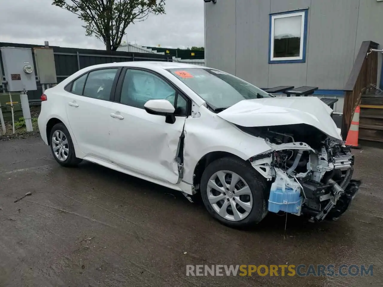 4 fotografías del automóvil dañado 5YFB4MDE4RP111549 TOYOTA COROLLA 2024