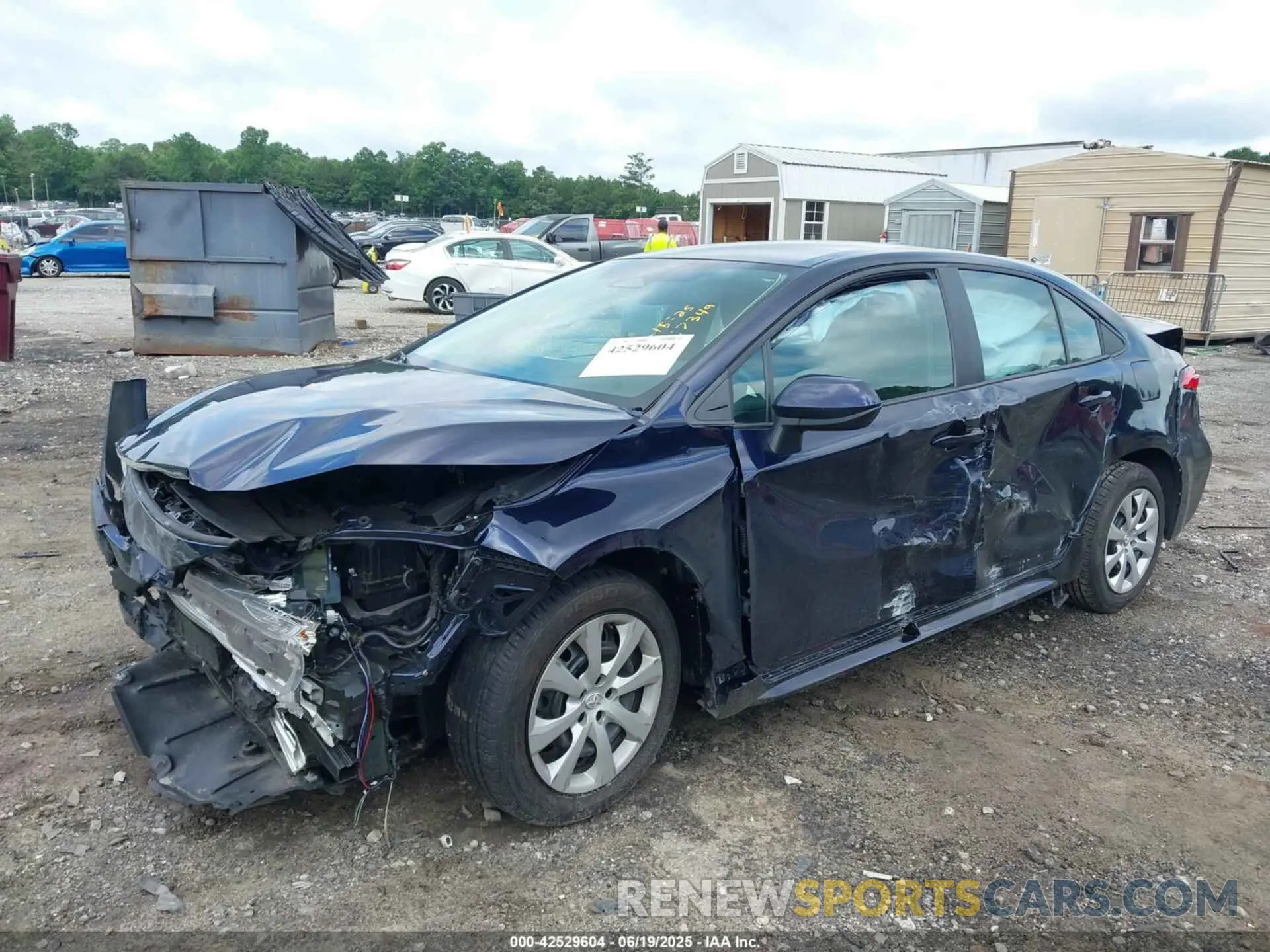 6 fotografías del automóvil dañado 5YFB4MDE4RP117349 TOYOTA COROLLA 2024