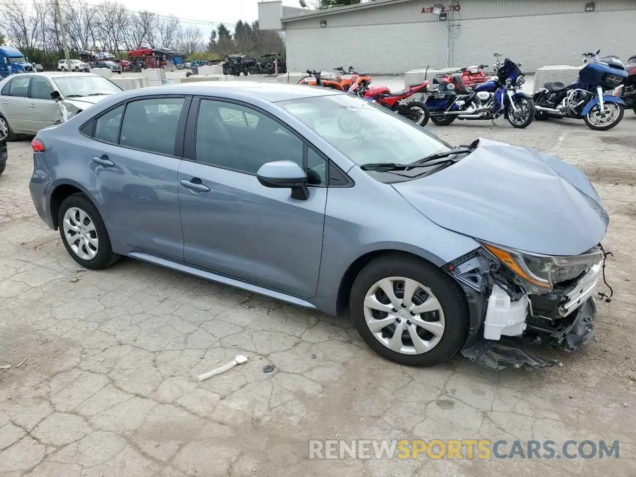 4 fotografías del automóvil dañado 5YFB4MDE4RP120168 TOYOTA COROLLA 2024