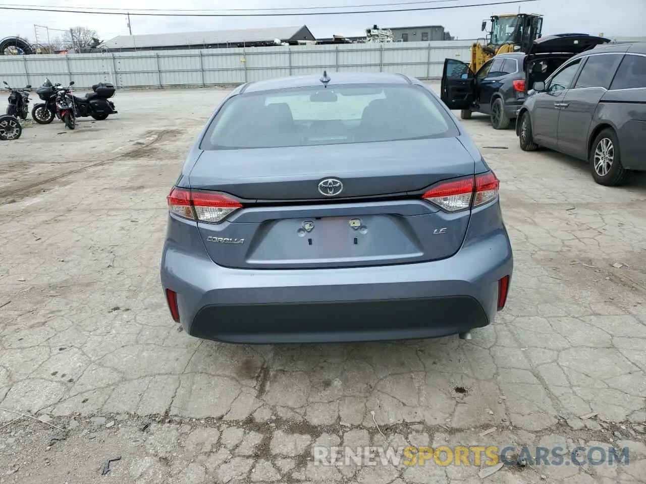 6 fotografías del automóvil dañado 5YFB4MDE4RP120168 TOYOTA COROLLA 2024