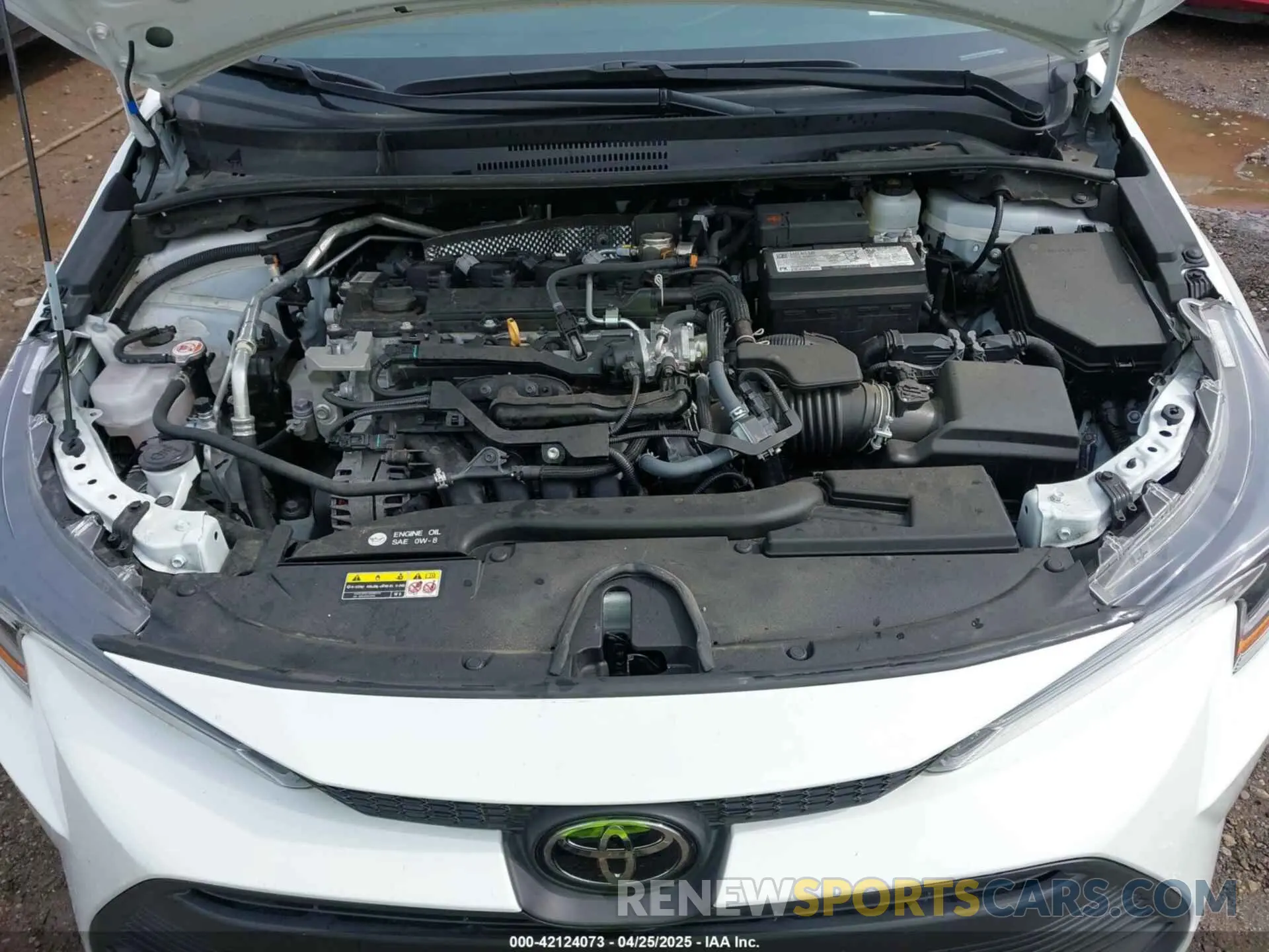 10 fotografías del automóvil dañado 5YFB4MDE4RP128125 TOYOTA COROLLA 2024