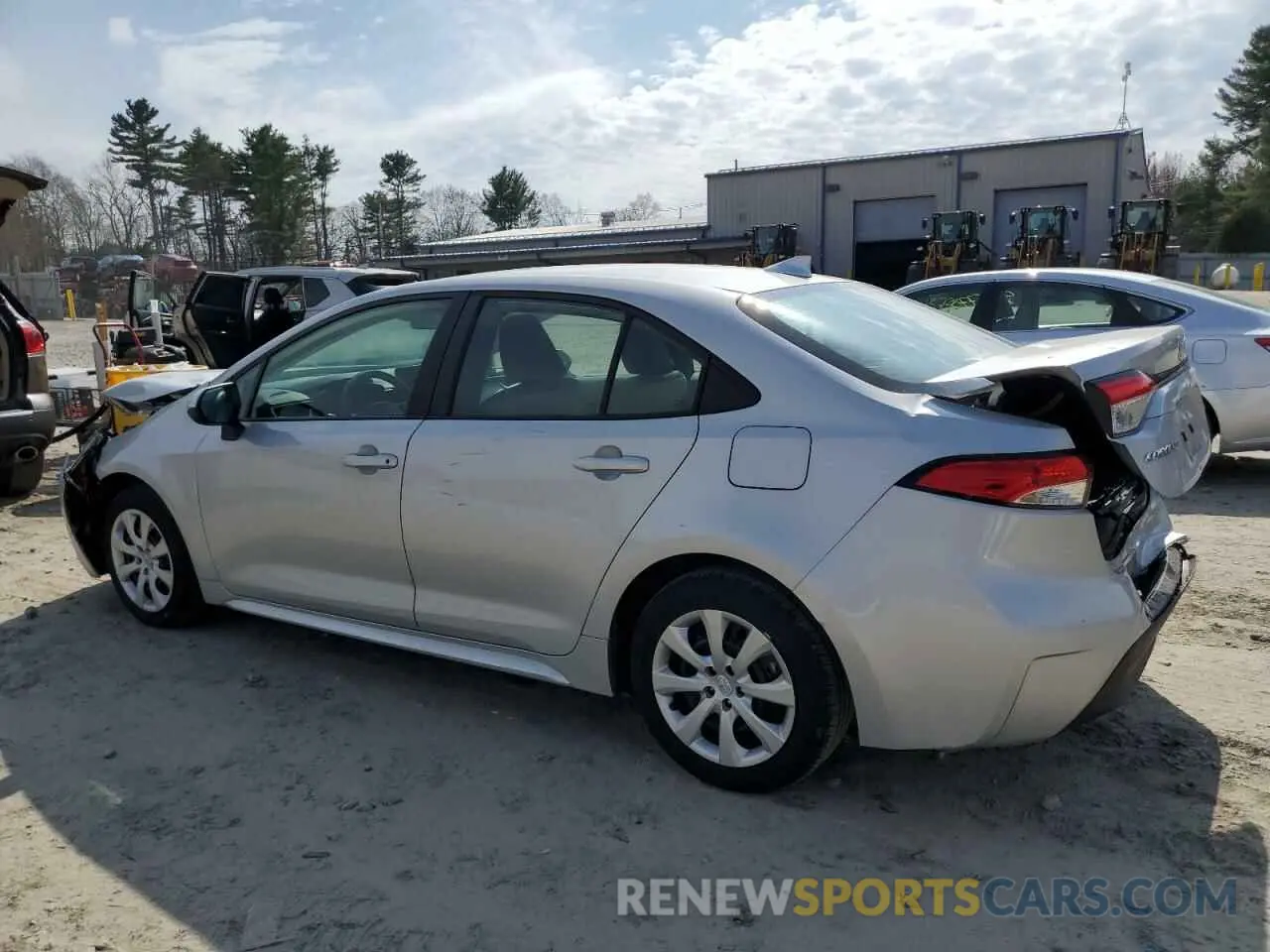 2 fotografías del automóvil dañado 5YFB4MDE4RP133003 TOYOTA COROLLA 2024