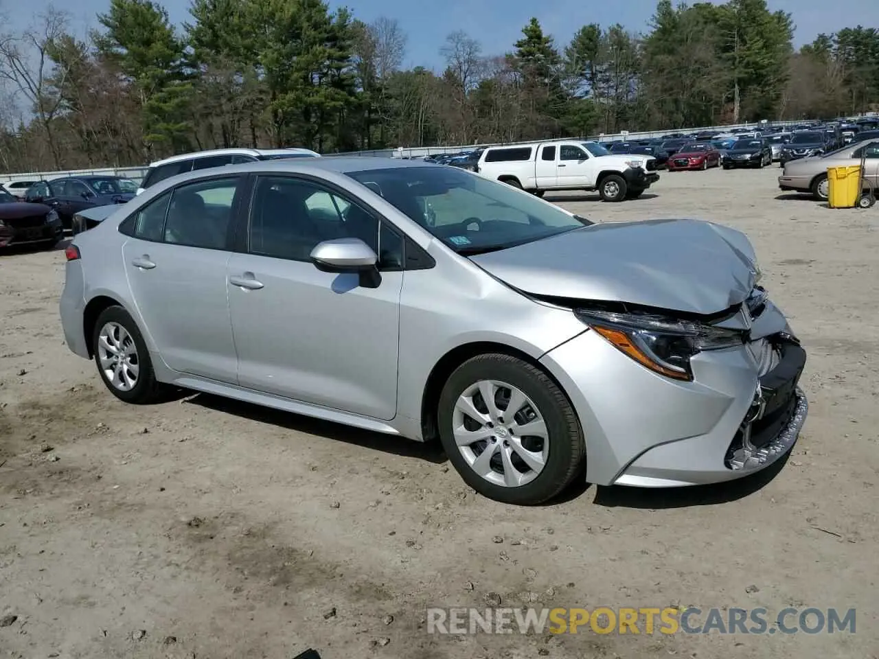 4 fotografías del automóvil dañado 5YFB4MDE4RP133003 TOYOTA COROLLA 2024
