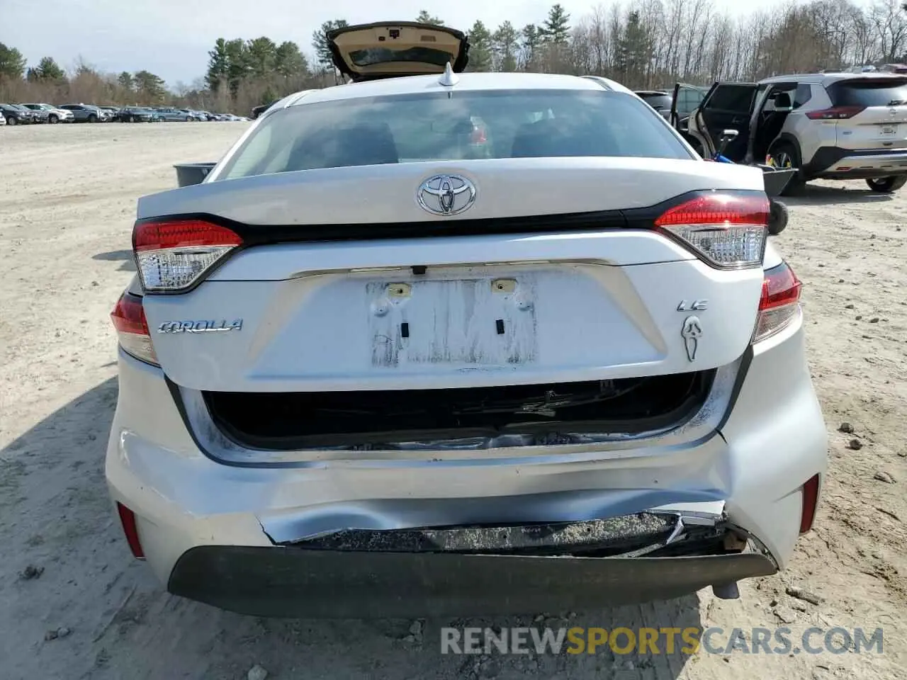 6 fotografías del automóvil dañado 5YFB4MDE4RP133003 TOYOTA COROLLA 2024