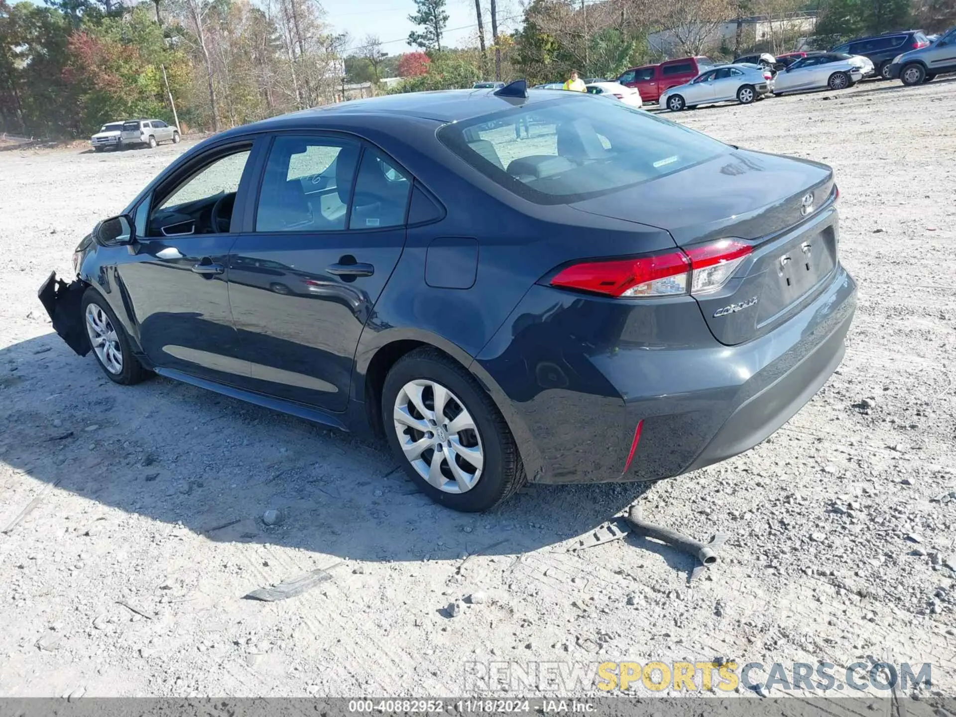3 fotografías del automóvil dañado 5YFB4MDE4RP136516 TOYOTA COROLLA 2024