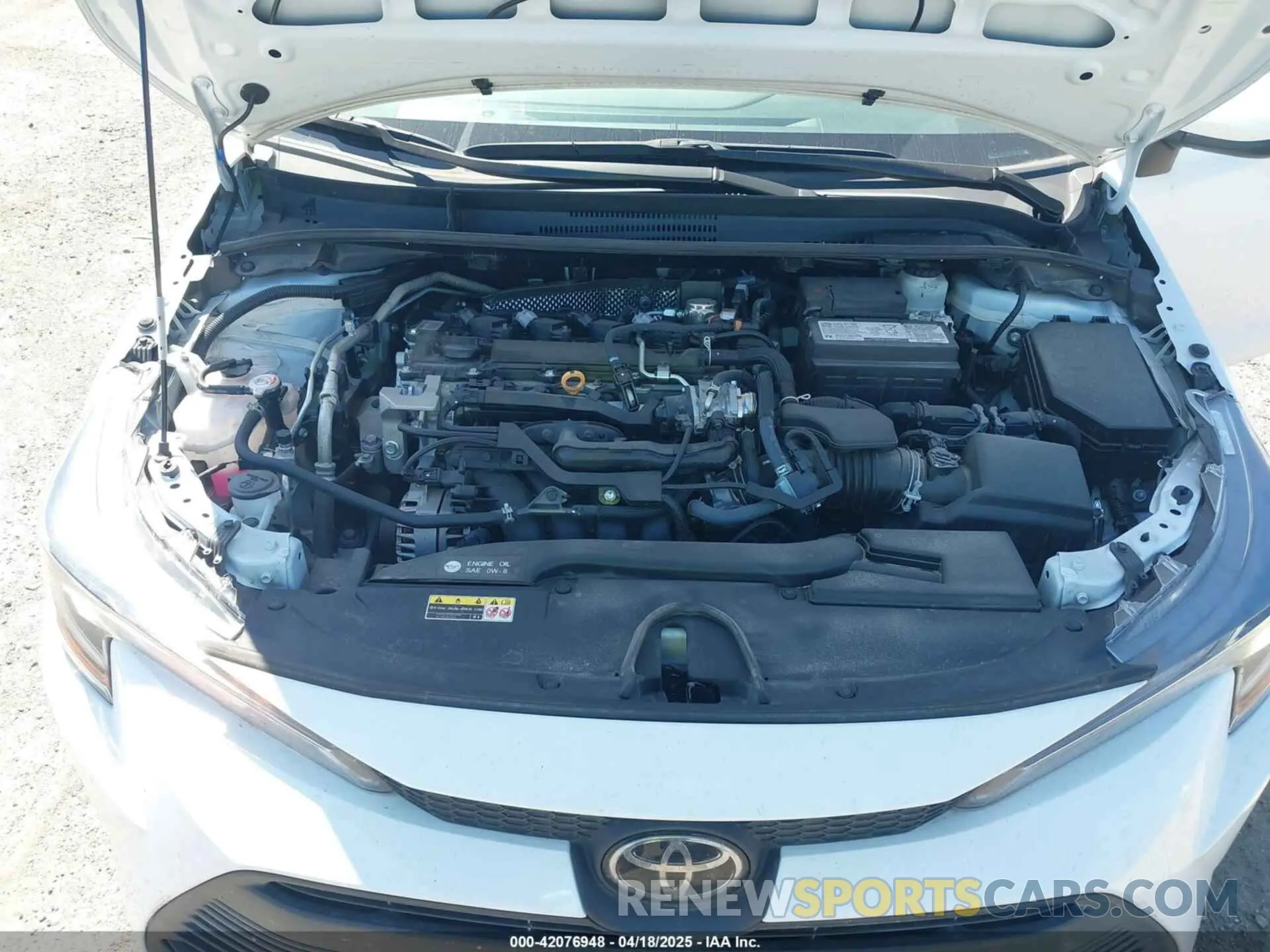 10 fotografías del automóvil dañado 5YFB4MDE4RP144938 TOYOTA COROLLA 2024