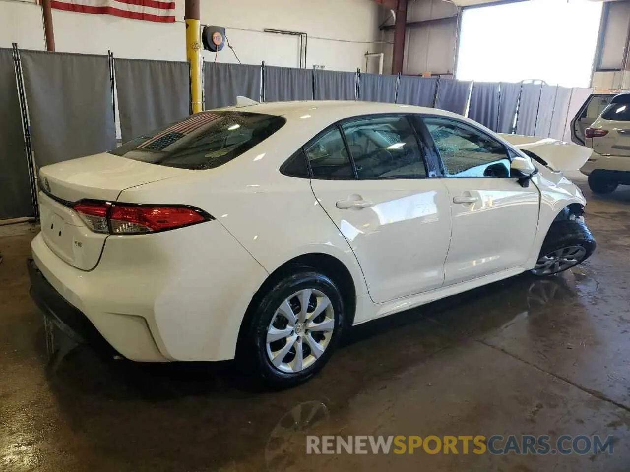 3 fotografías del automóvil dañado 5YFB4MDE4RP151453 TOYOTA COROLLA 2024