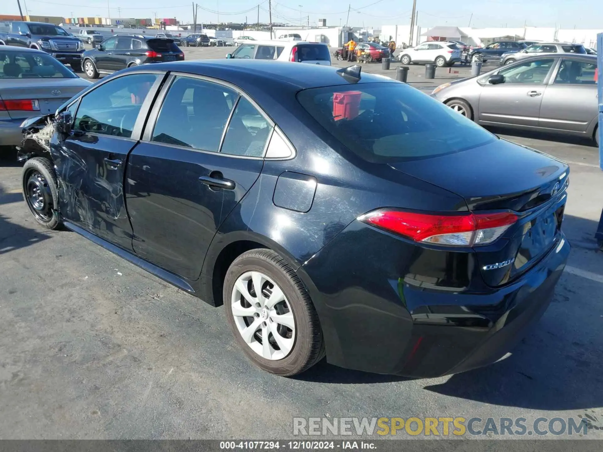 3 fotografías del automóvil dañado 5YFB4MDE4RP159682 TOYOTA COROLLA 2024