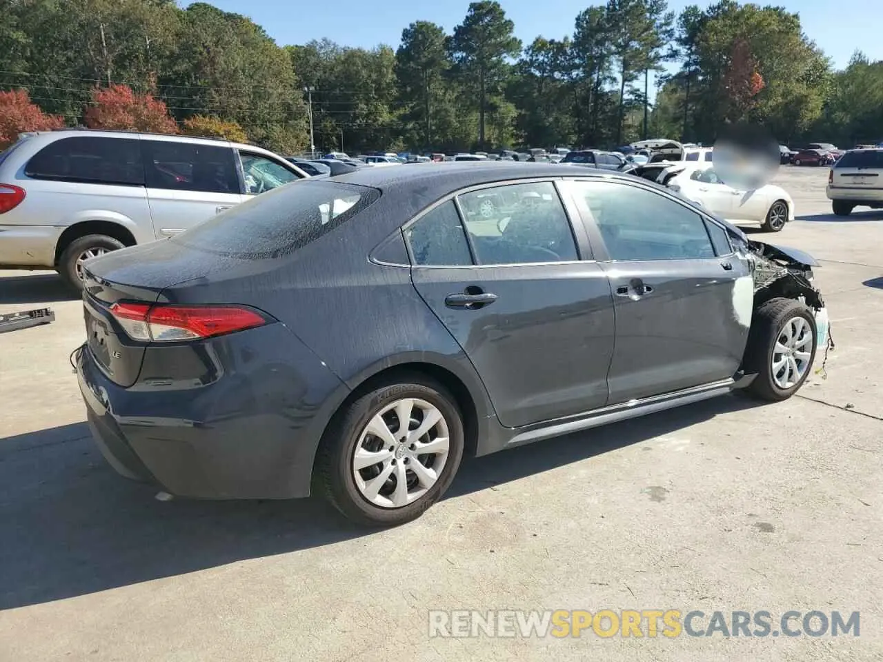 3 fotografías del automóvil dañado 5YFB4MDE4RP190379 TOYOTA COROLLA 2024
