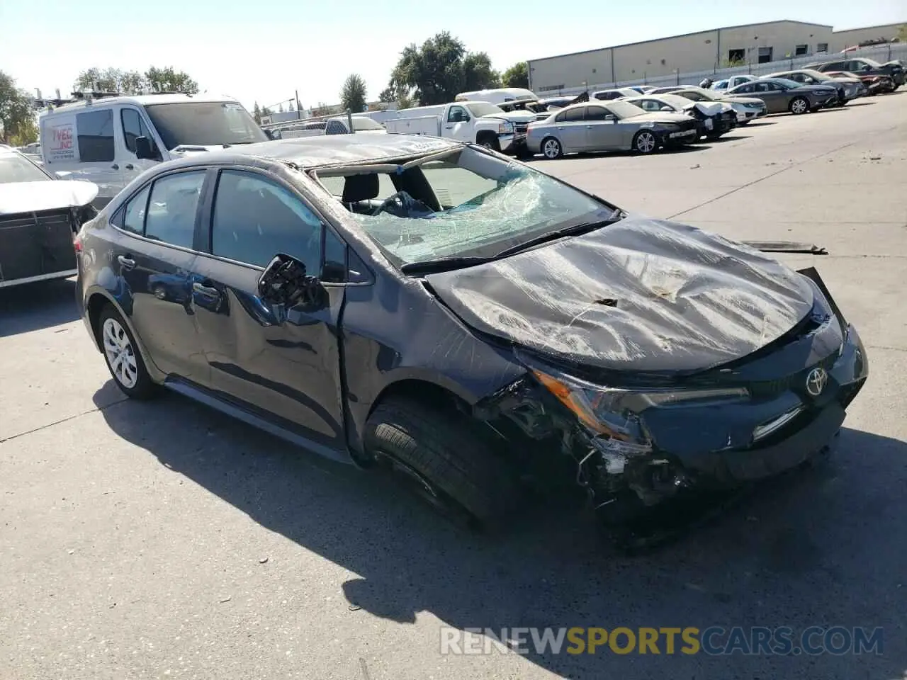 4 fotografías del automóvil dañado 5YFB4MDE4RP207830 TOYOTA COROLLA 2024