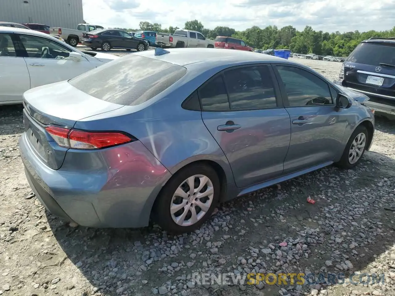 3 fotografías del automóvil dañado 5YFB4MDE4RP208363 TOYOTA COROLLA 2024