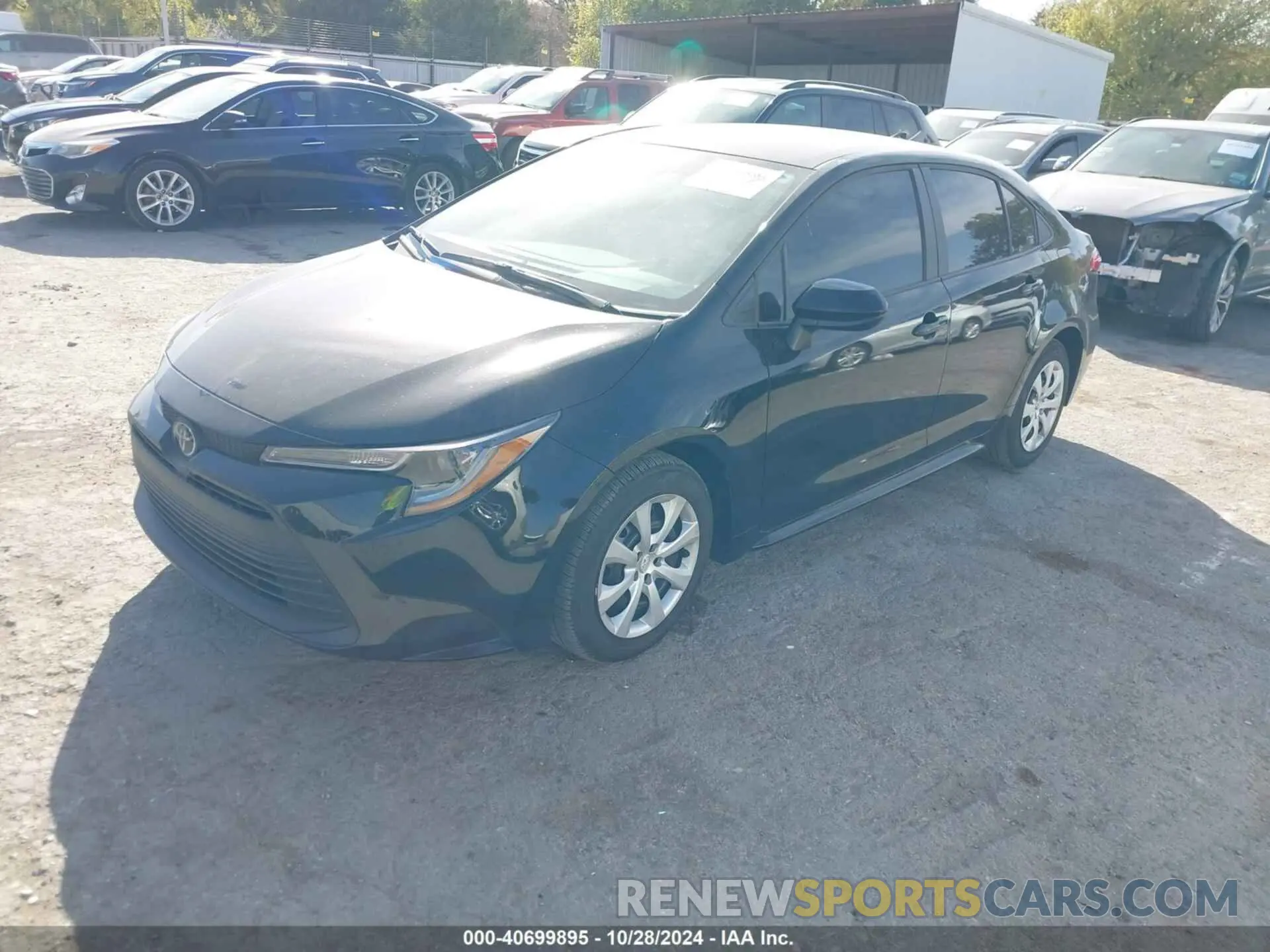 2 fotografías del automóvil dañado 5YFB4MDE4RP216513 TOYOTA COROLLA 2024