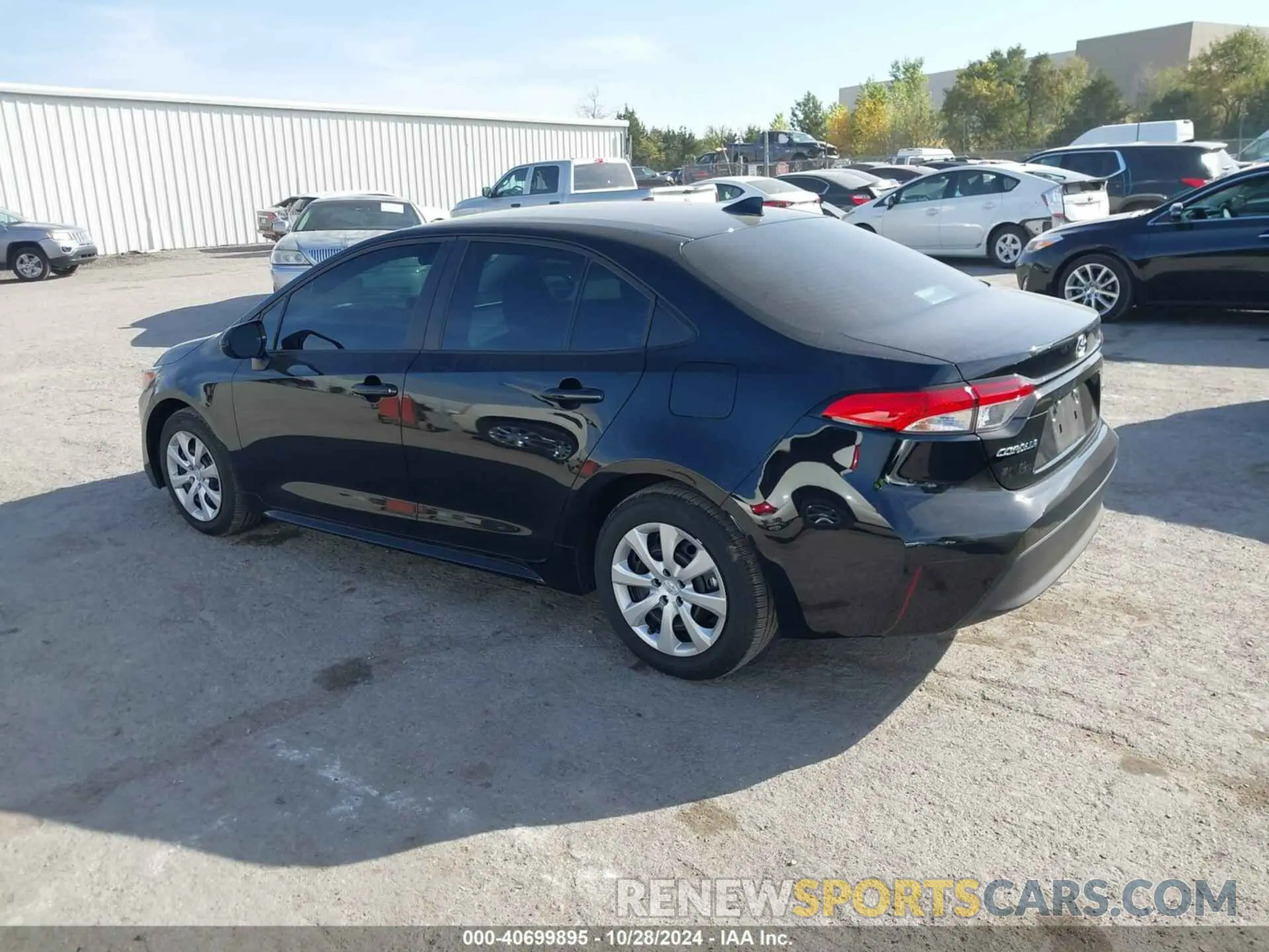 3 fotografías del automóvil dañado 5YFB4MDE4RP216513 TOYOTA COROLLA 2024