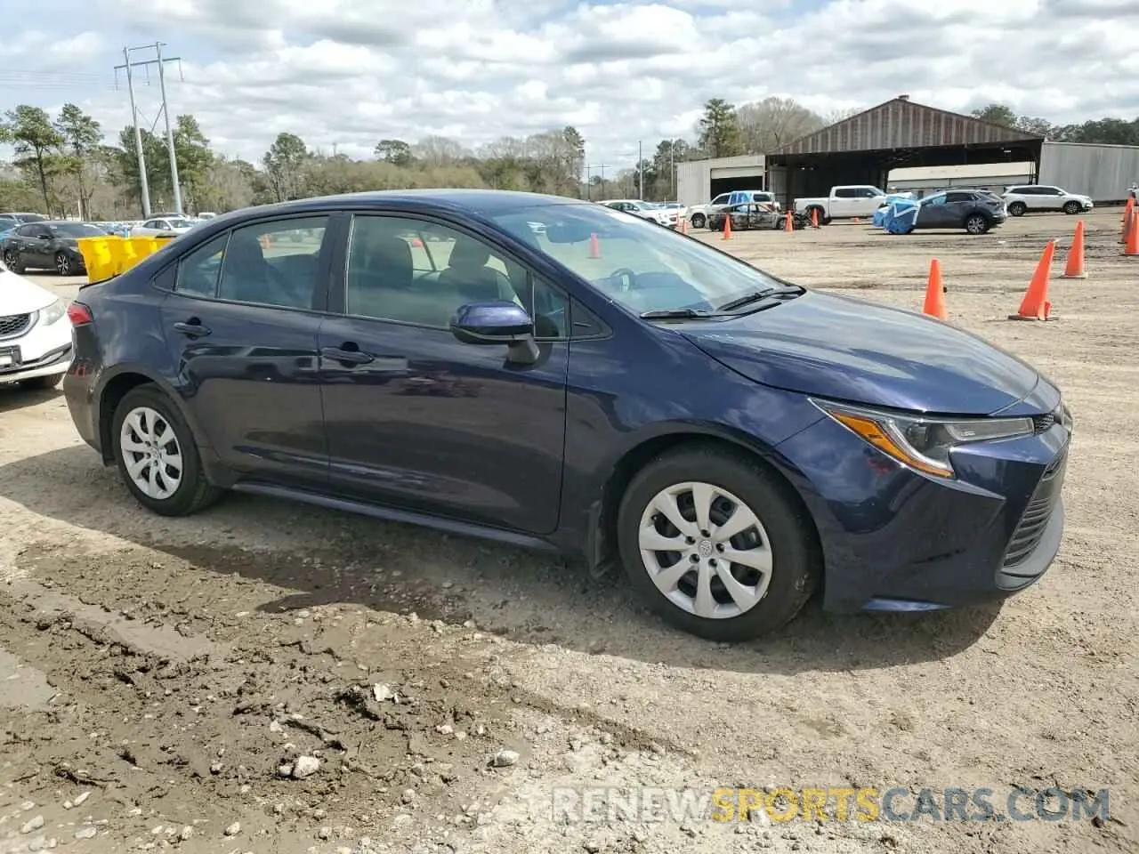 4 fotografías del automóvil dañado 5YFB4MDE4RP217578 TOYOTA COROLLA 2024