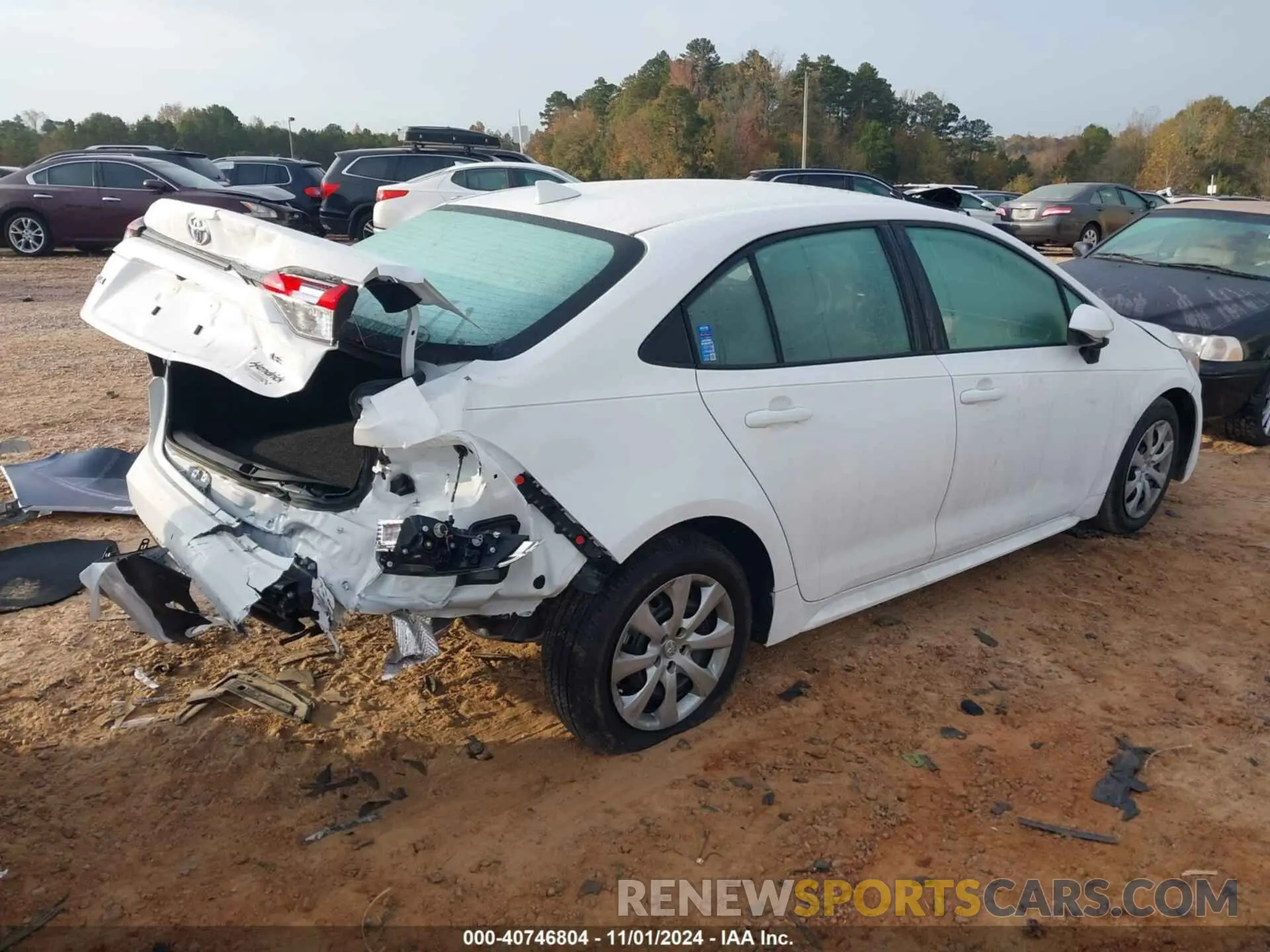 4 fotografías del automóvil dañado 5YFB4MDE4RP221534 TOYOTA COROLLA 2024