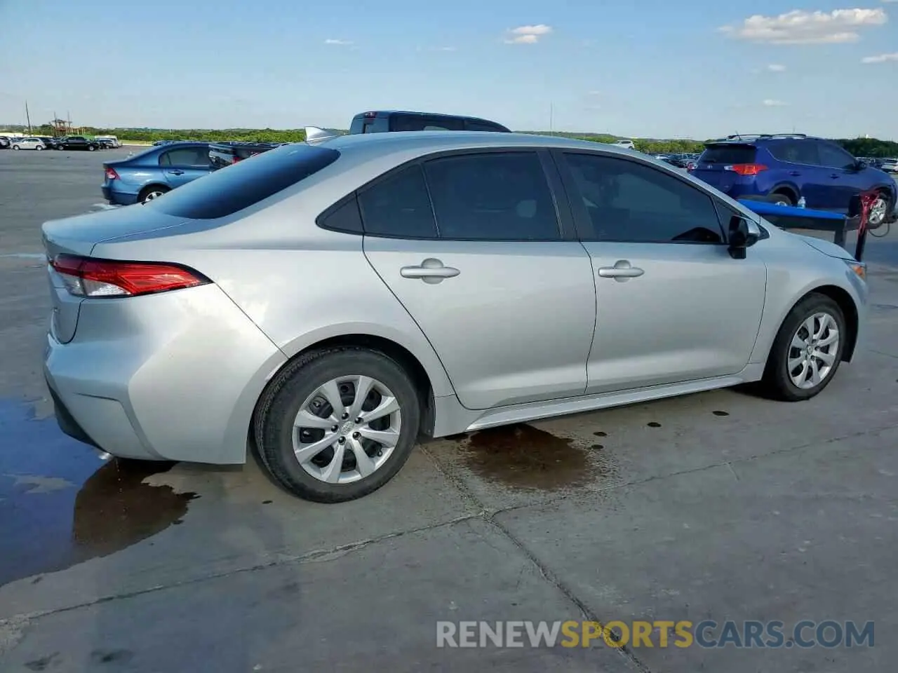 3 fotografías del automóvil dañado 5YFB4MDE5RP080909 TOYOTA COROLLA 2024