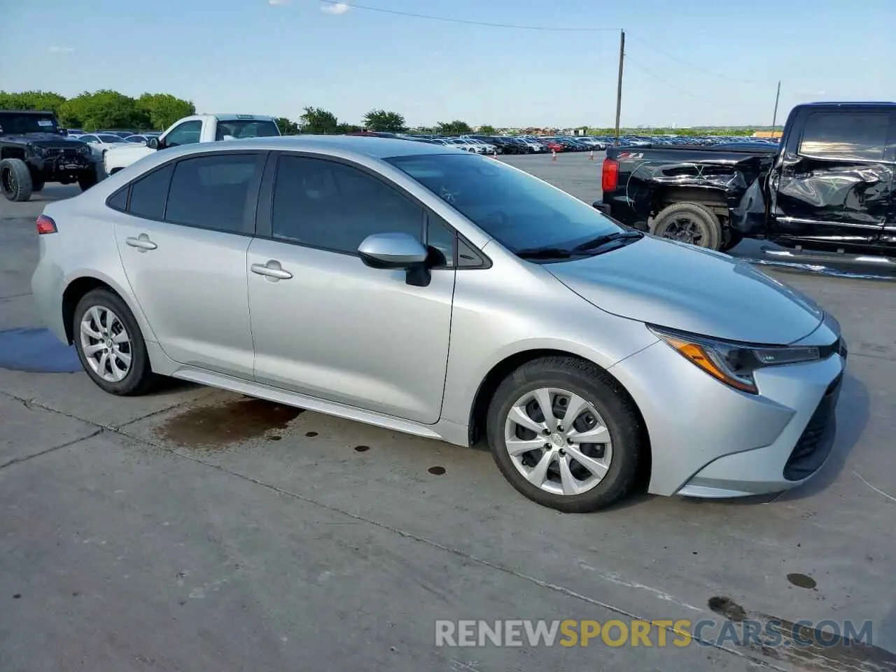 4 fotografías del automóvil dañado 5YFB4MDE5RP080909 TOYOTA COROLLA 2024