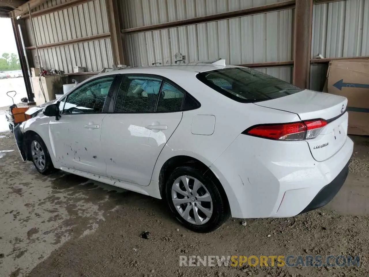 2 fotografías del automóvil dañado 5YFB4MDE5RP090923 TOYOTA COROLLA 2024