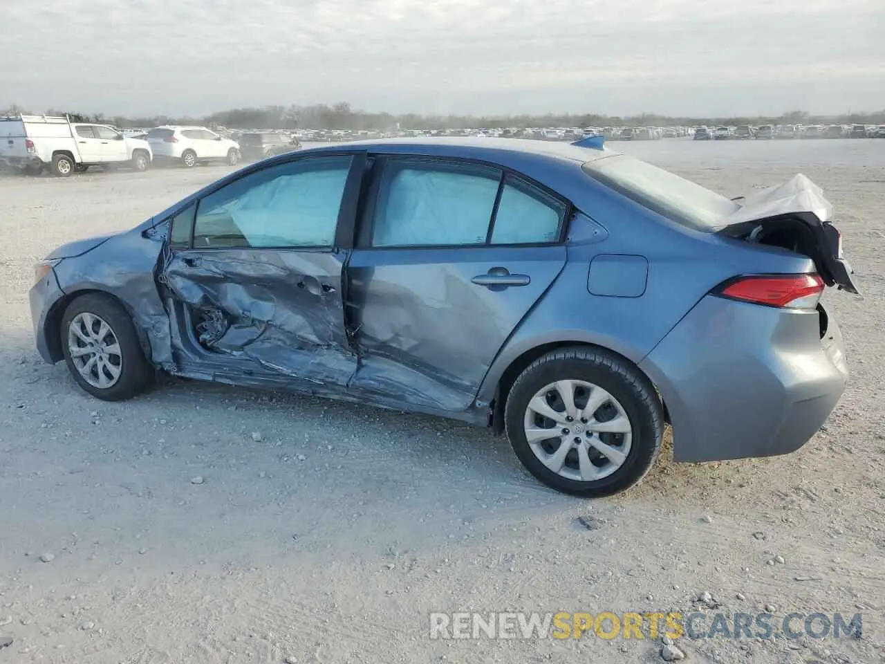 2 fotografías del automóvil dañado 5YFB4MDE5RP100995 TOYOTA COROLLA 2024