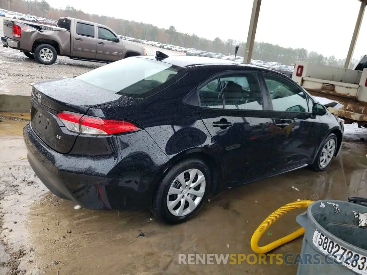 3 fotografías del automóvil dañado 5YFB4MDE5RP110524 TOYOTA COROLLA 2024