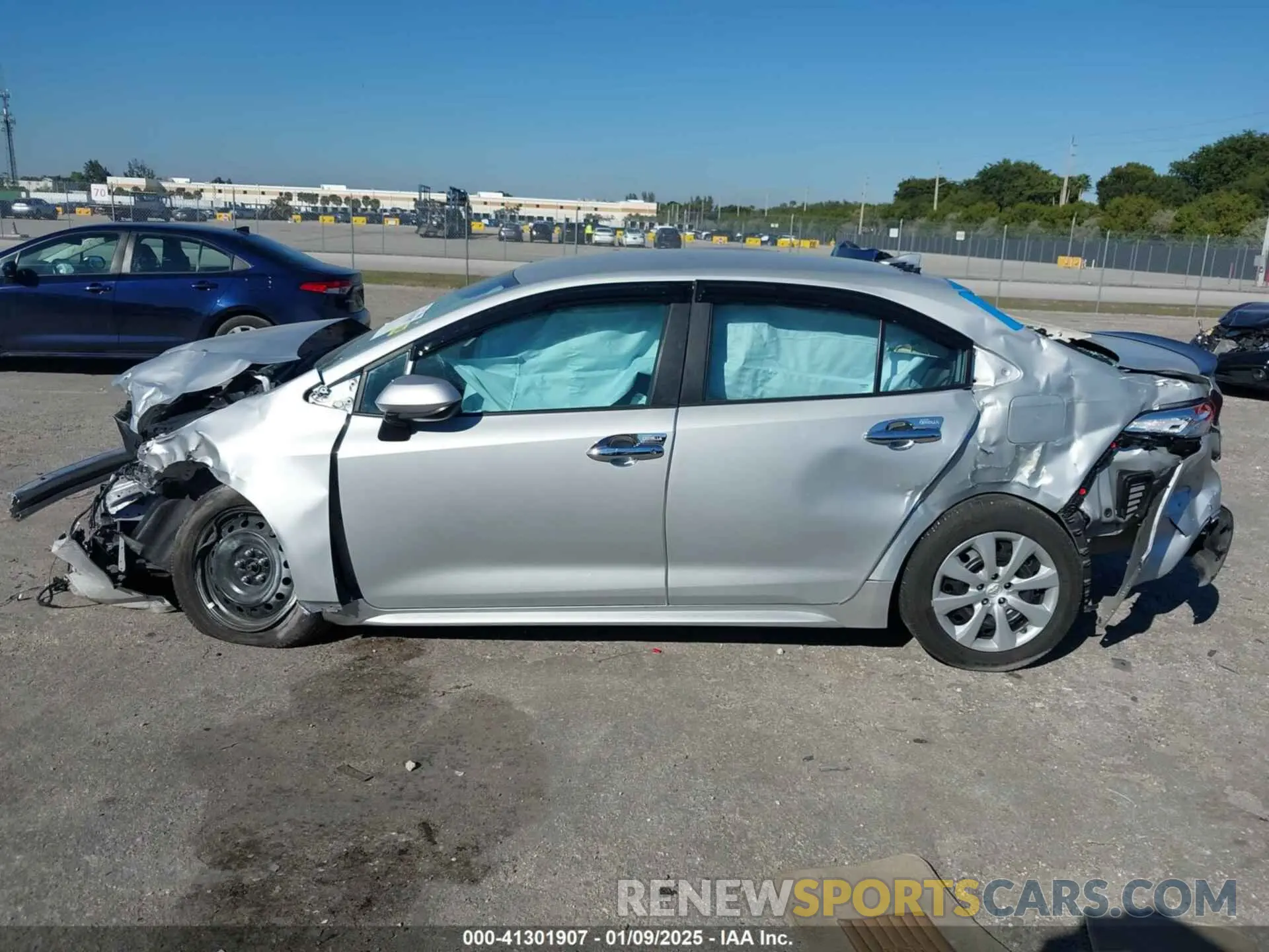 14 fotografías del automóvil dañado 5YFB4MDE5RP113505 TOYOTA COROLLA 2024